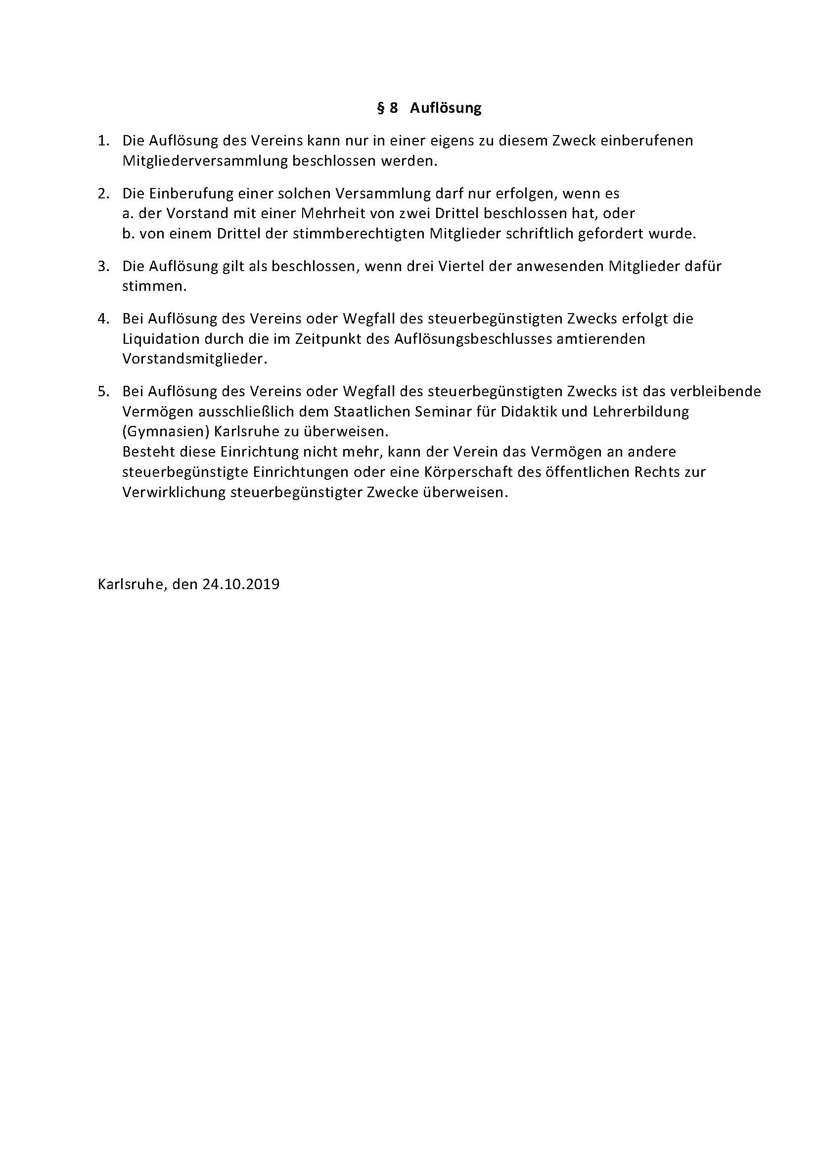 Satzung des FV Seite 5