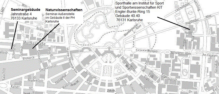 Lageplan Sporthalle Lageplan Sporthalle